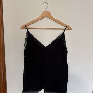 Zara Black Lace Camisole Tank Top